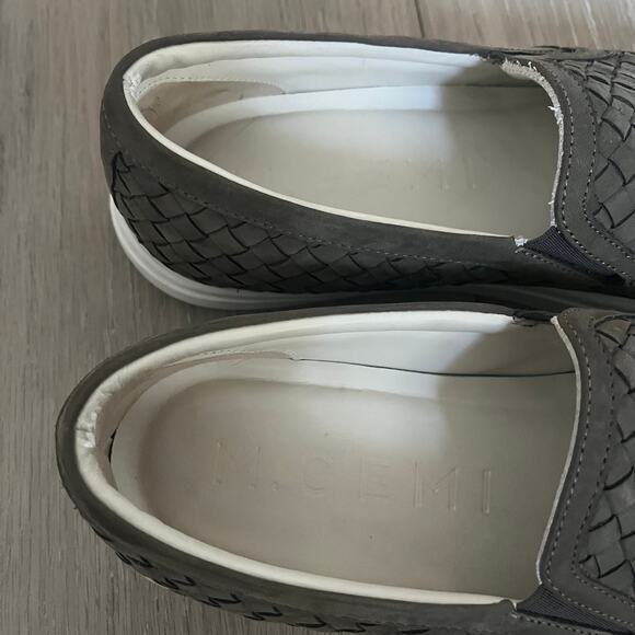 M. Gemi Women's 39 US 8.5 'The Chercio' Woven Slip On Sneaker Nubuck Leather - Picture 5 of 10